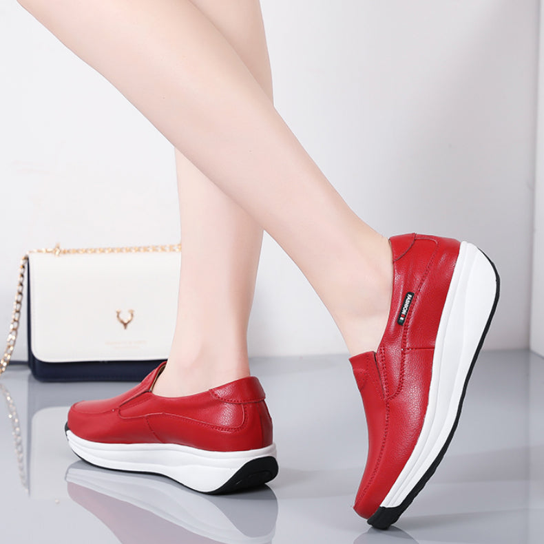 Orthopädische Loafer mit Keilsohle für Damen