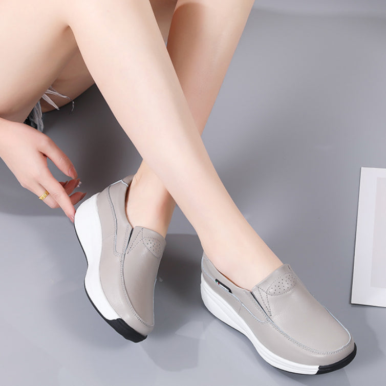 Orthopädische Loafer mit Keilsohle für Damen