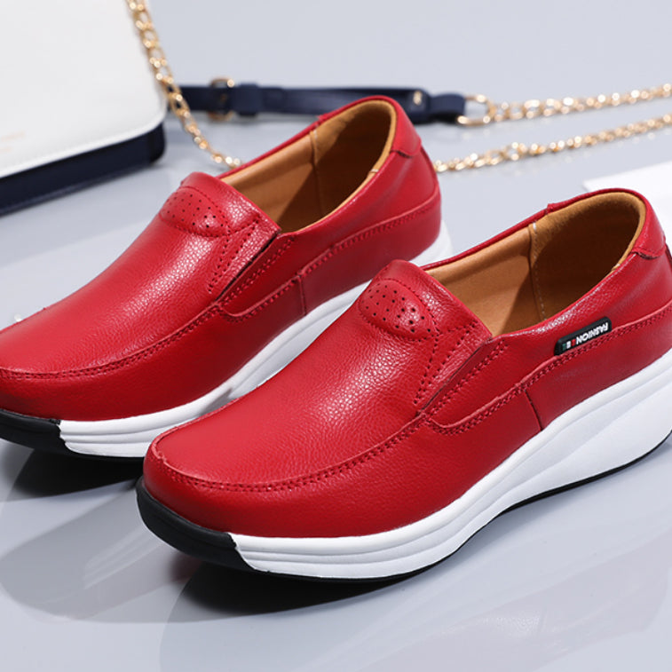Orthopädische Loafer mit Keilsohle für Damen