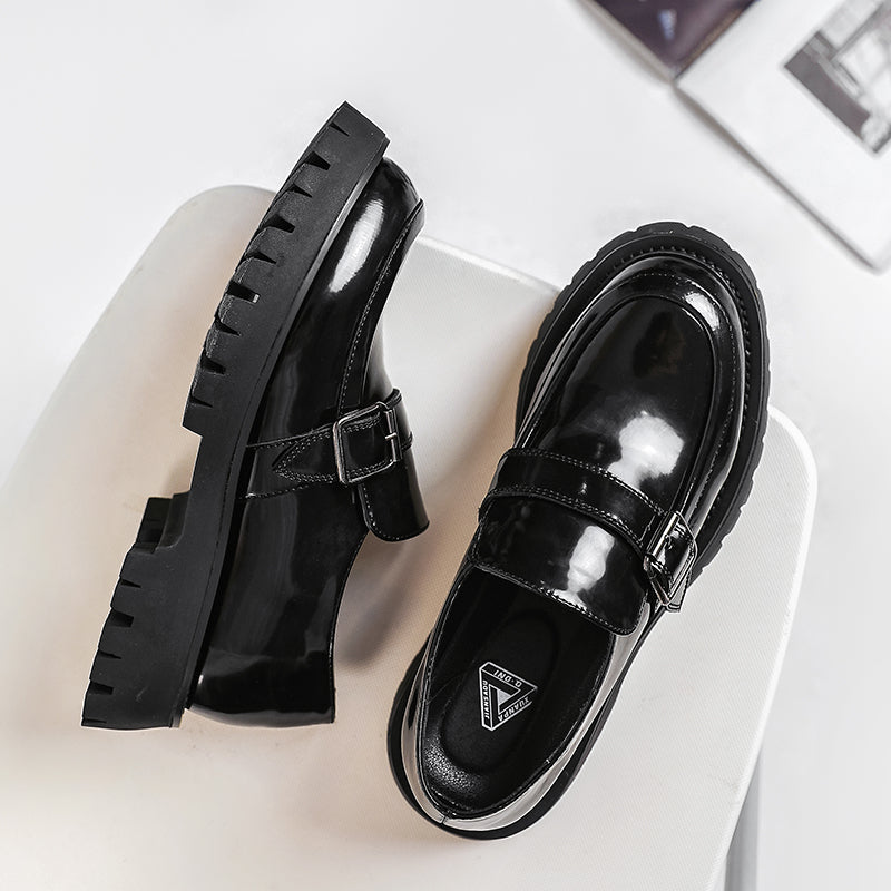 Plateauslipper aus Leder für Männer