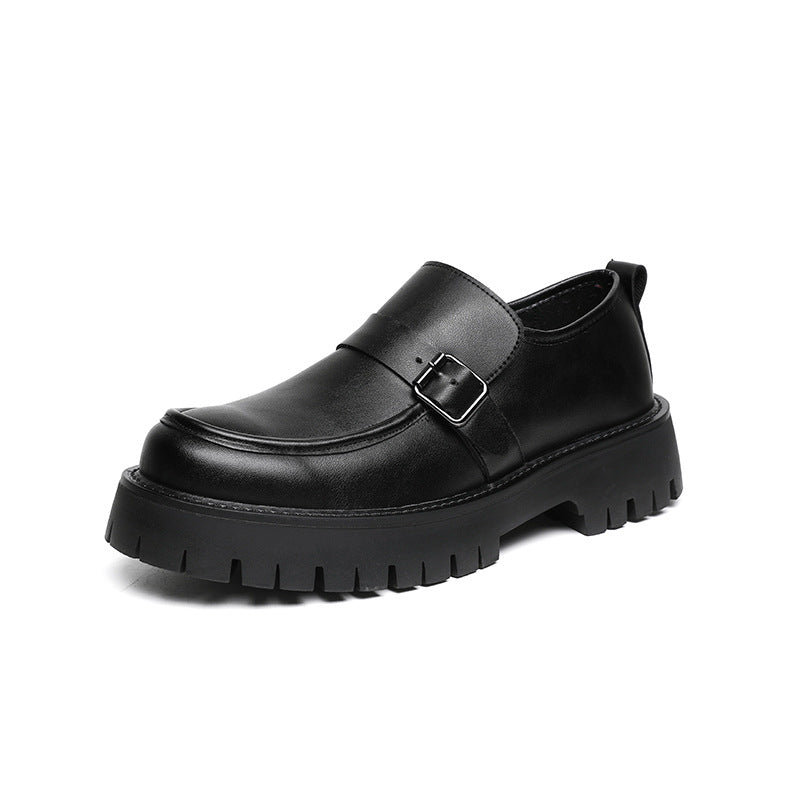 Lack-Loafer mit Plateau für Herren