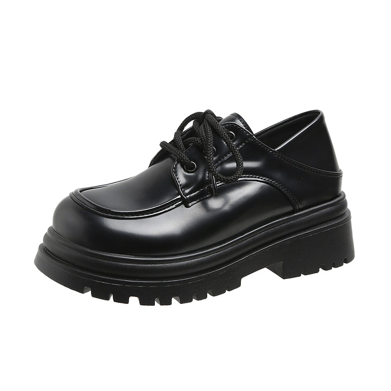 Plateau-Loafer mit Schnürung für Damen