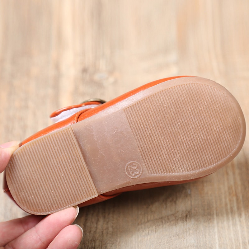 Robuste Kunstleder-Loafer für Mädchen
