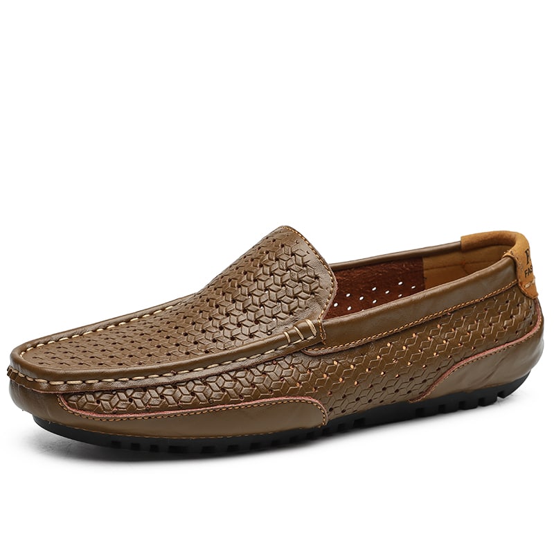 Sommer-Loafer aus Kunstleder für Herren