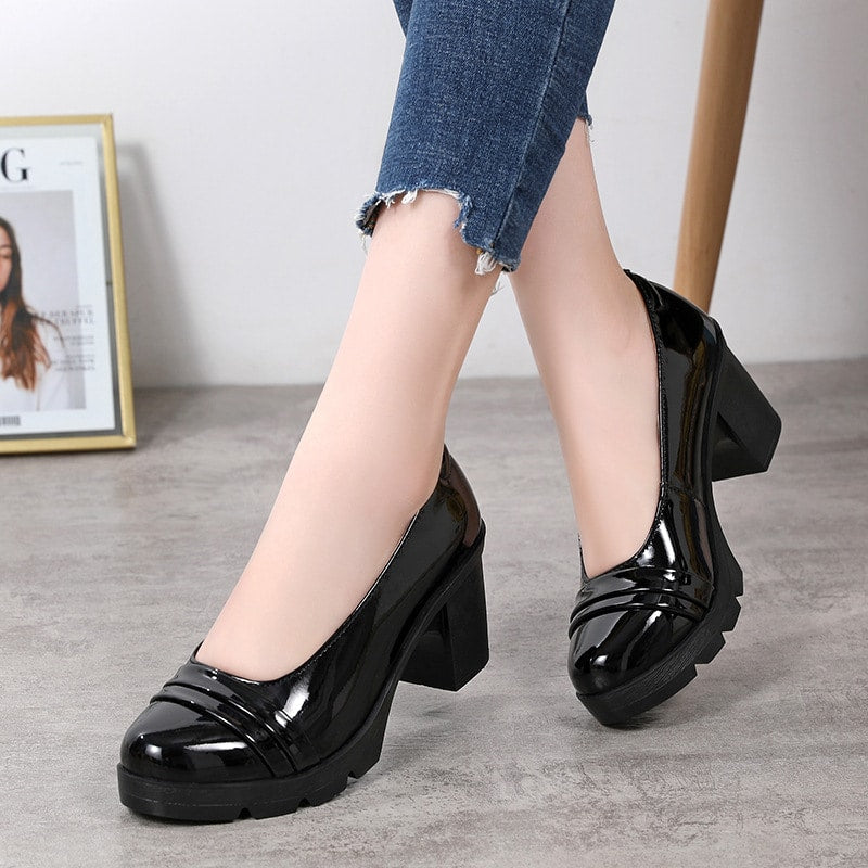 Sommer-Loafer mit Absatz für Damen
