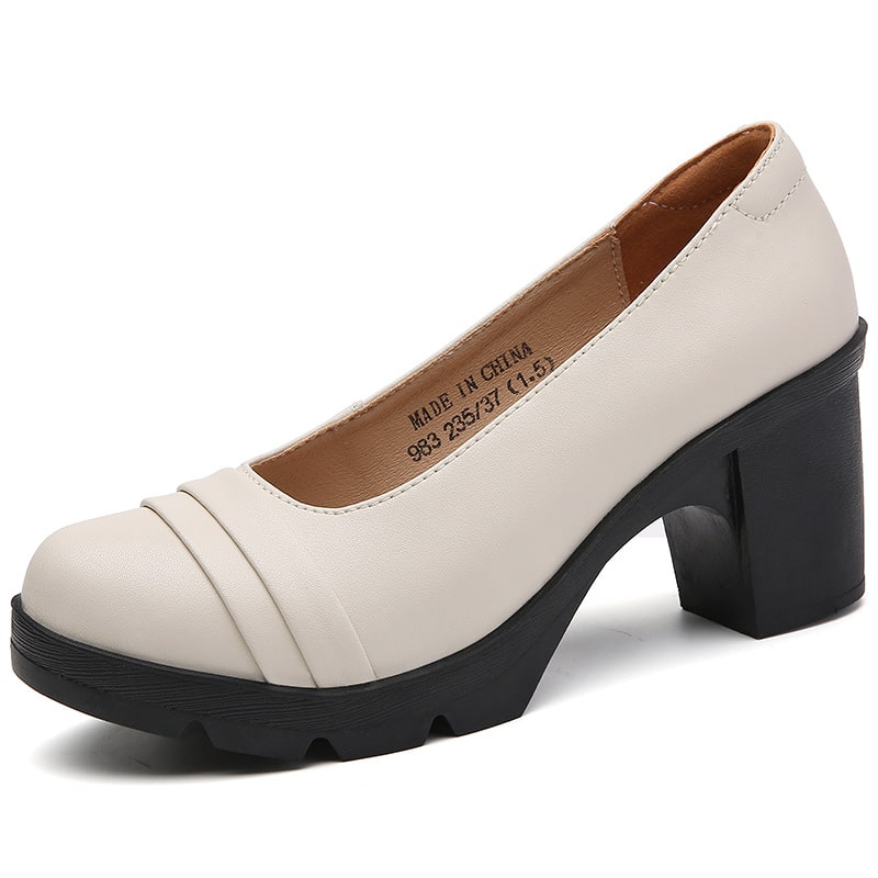 Sommer-Loafer mit Absatz für Damen