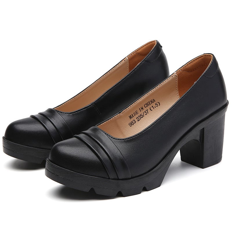 Sommer-Loafer mit Absatz für Damen