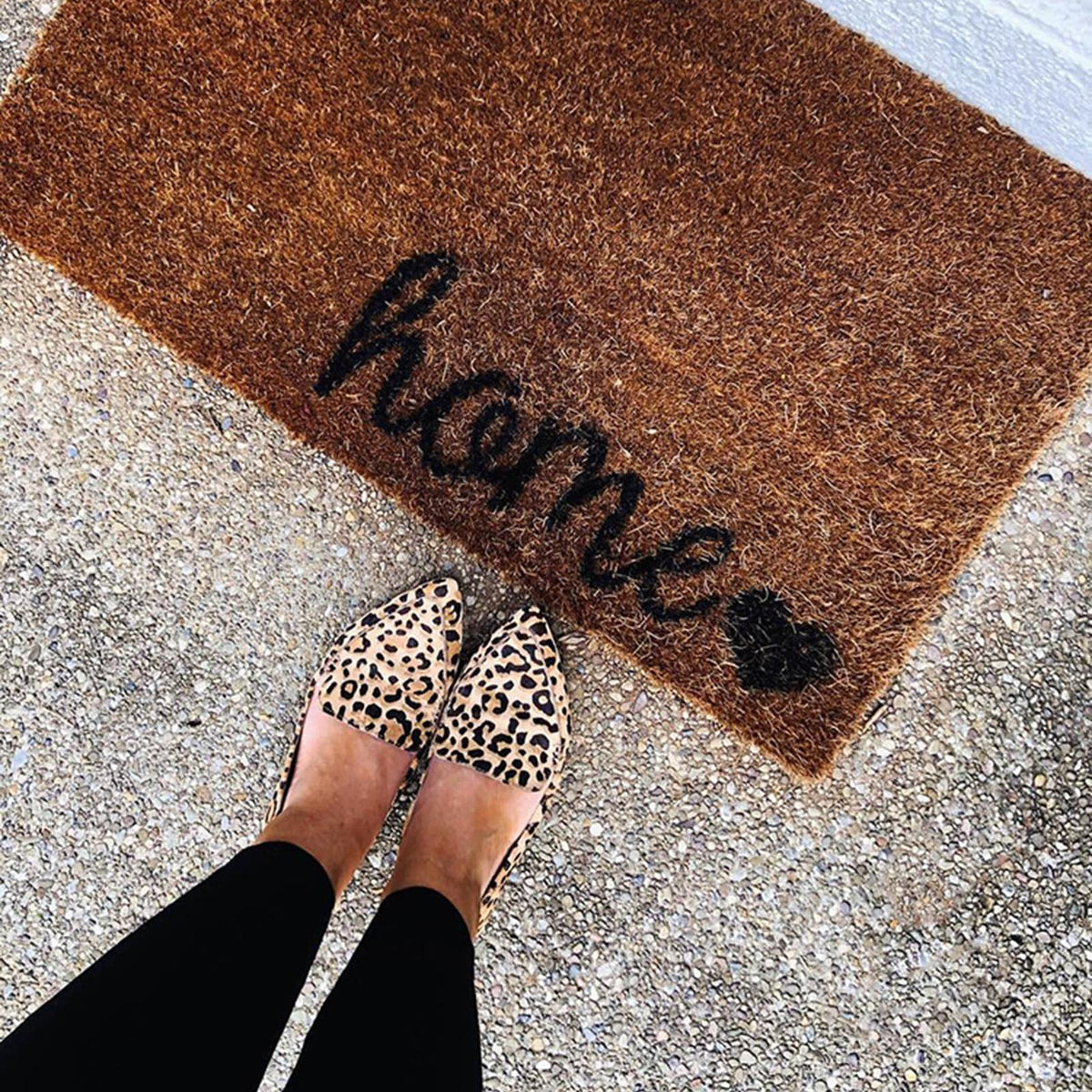 Spitze Damen-Loafer aus Leoparden-Print-Samt