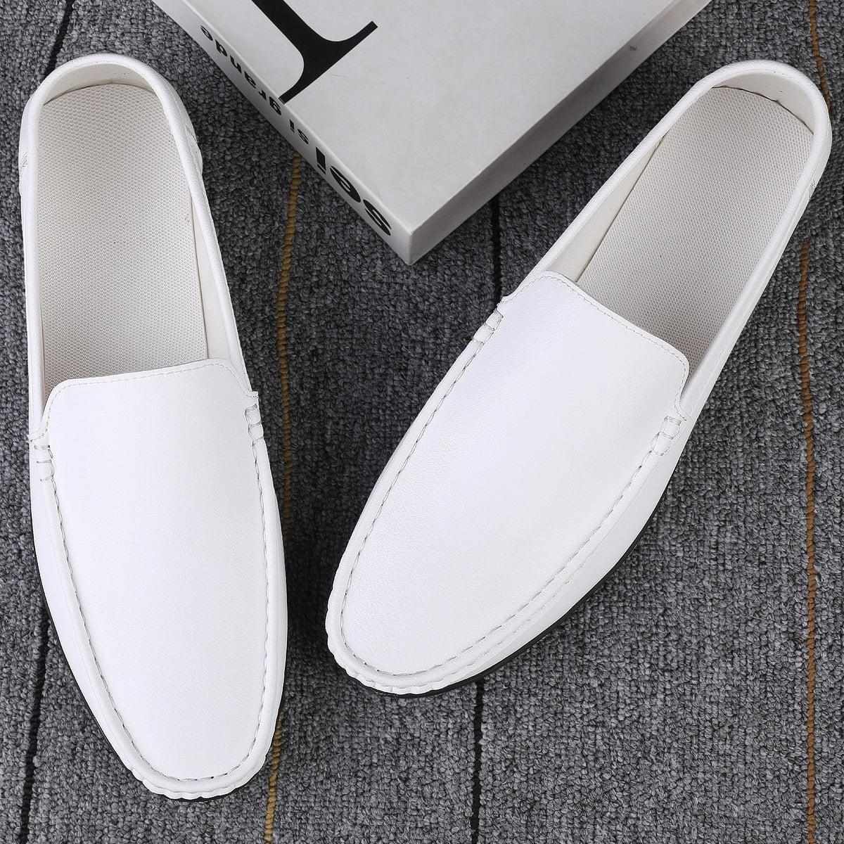 Superleichte Herren-Loafer aus Kunstleder