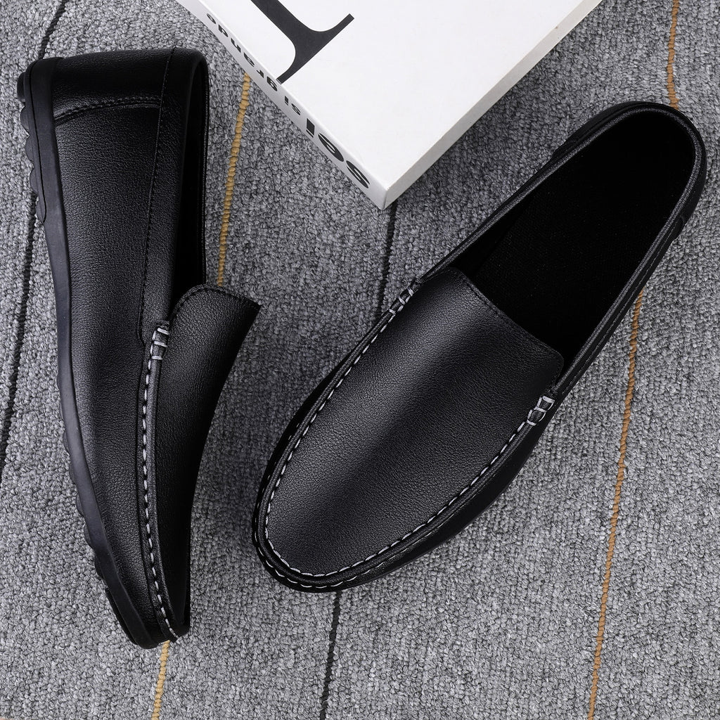 Superleichte Herren-Loafer aus Kunstleder