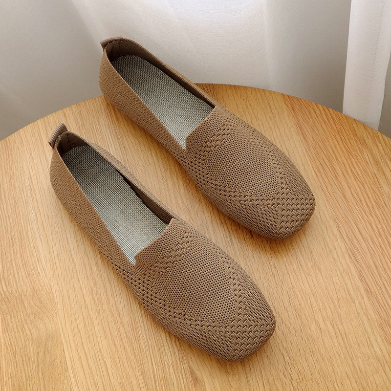 Weiche Mesh-Mokassins für Damen