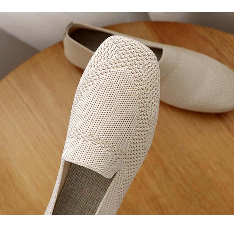 Weiche Mesh-Mokassins für Damen
