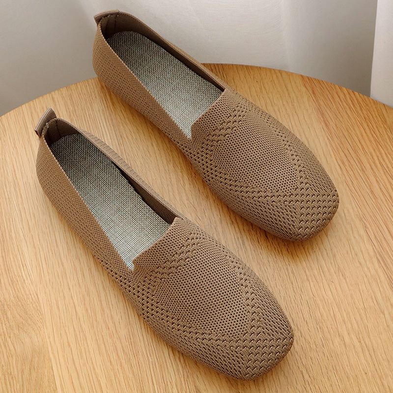 Weiche Mesh-Mokassins für Damen