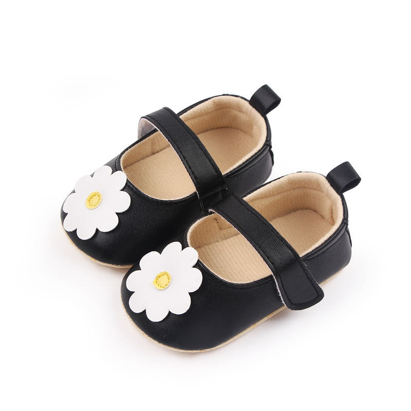Weiche Mokassins mit Blumenmuster für Baby-Mädchen