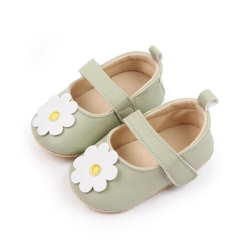 Weiche Mokassins mit Blumenmuster für Baby-Mädchen