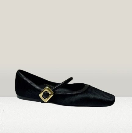Weiche Riemchenballerinas mit Leopardenmuster