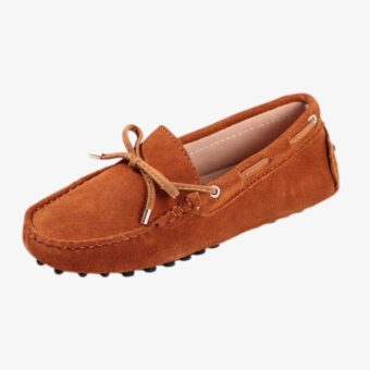 Weiche Wildleder-Mokassins für Frauen