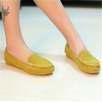 Flache, lässige Mokassins für Frauen