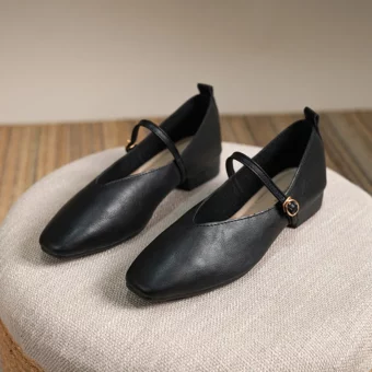 Mary Jane Riemchenballerinas Elegant und Retro