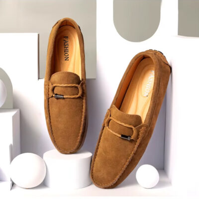 Bootsschuhe aus Wildleder für Herren