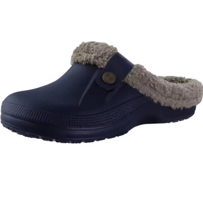Gefütterte Clog-Mokassins aus Kunststoff für Herren